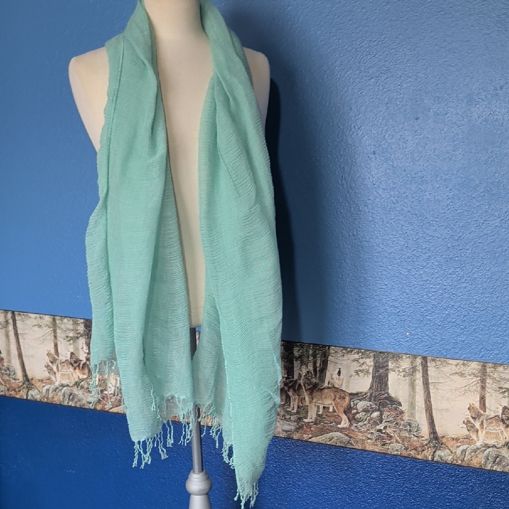 Mint Green Scarf